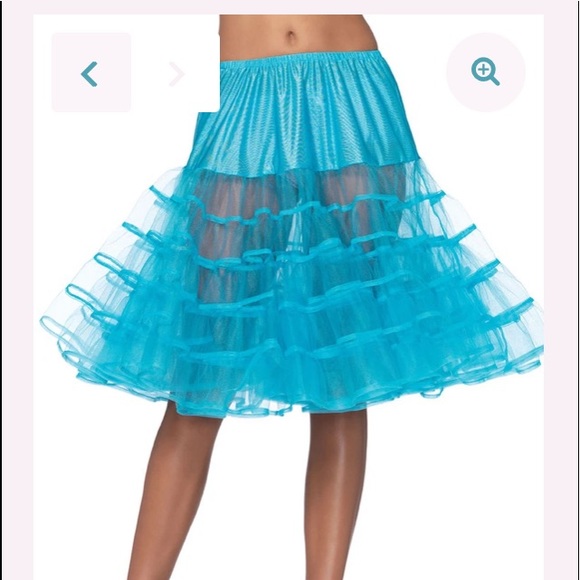 NWT KNEE LENGTH PETTICOATS IN MULTIPLE COLORS! - Picture 3 of 11